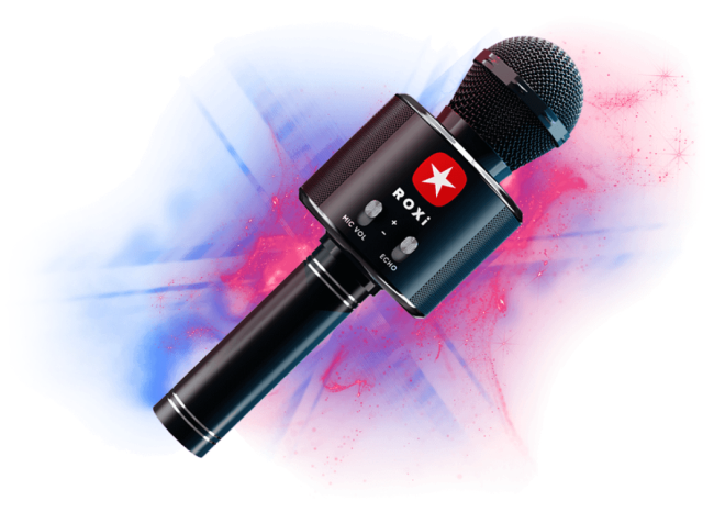 The free ROXi karaoke microphone