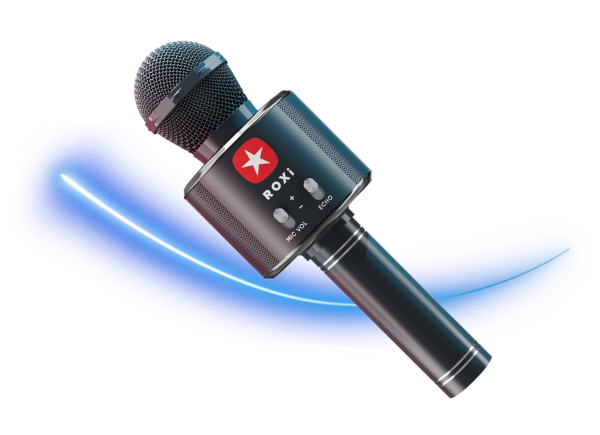 A ROXi karaoke microphone.